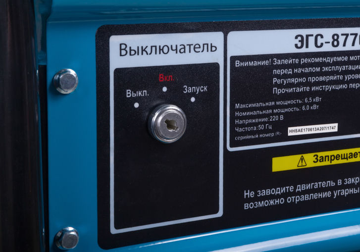 Генератор СОЮЗ ЭГС-87700Э - 10